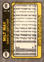 1981 Fleer Milt May #442