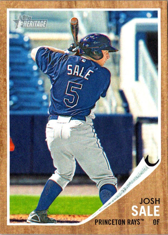 2011 Topps Heritage Minor League Josh Sale #80