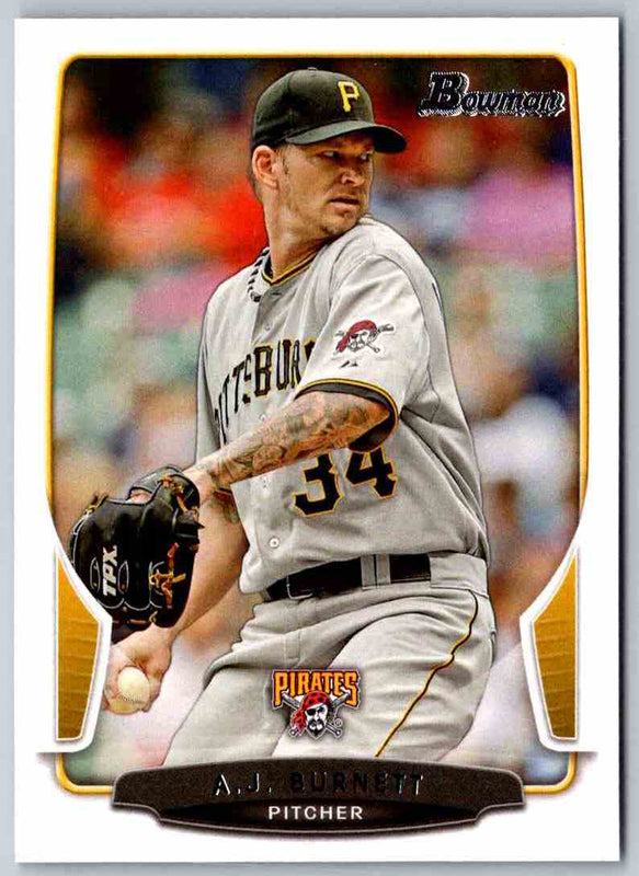 2013 Bowman A.J. Burnett #202