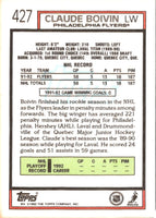 1992 Topps Claude Boivin #427