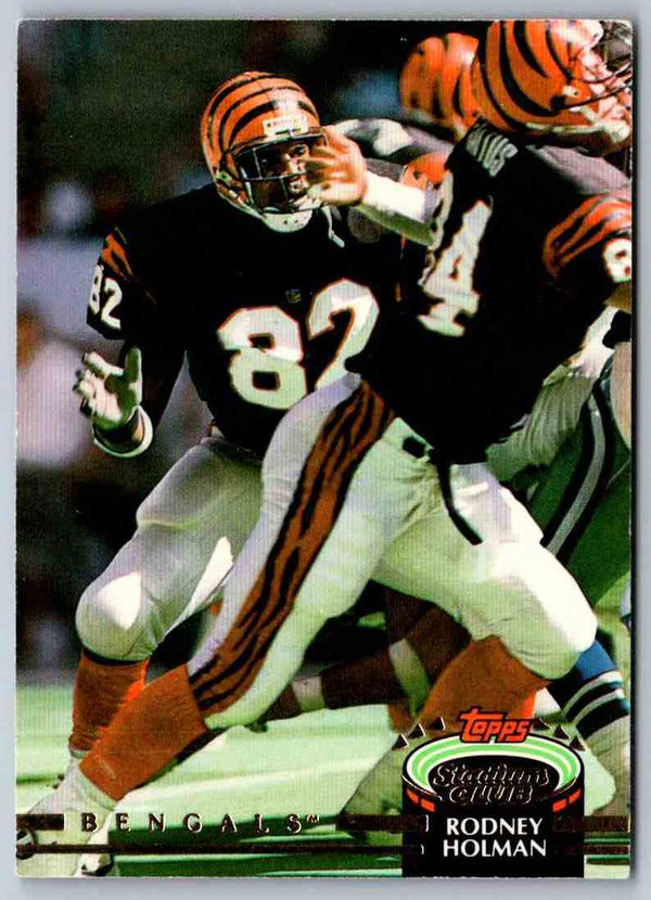 1992 Topps Stadium Club Football Rodney Holman #61