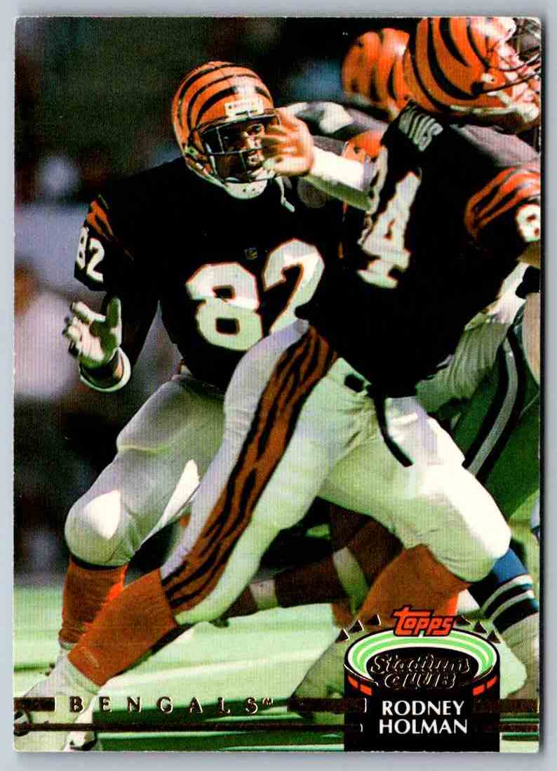 1992 Topps Stadium Club Football Rodney Holman