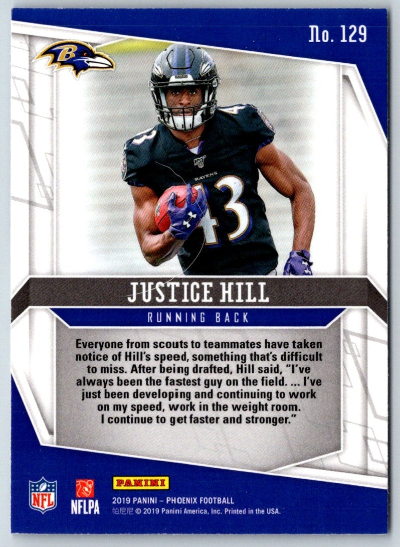 2019 Panini Phoenix Justice Hill