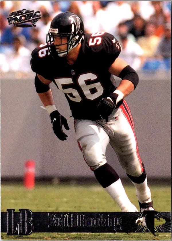 1998 Pacific Keith Brooking #19 Rookie