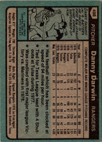 1980 Topps Danny Darwin #498