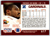 1990 Proset Freddie Joe Nunn #617
