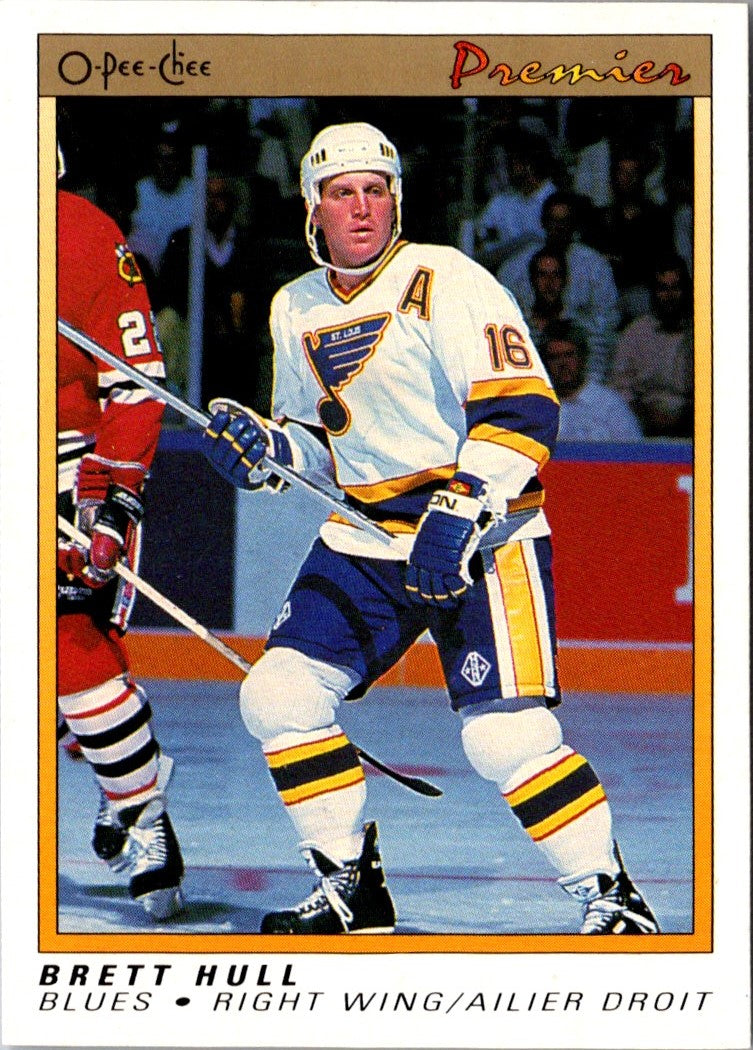 1990 O-Pee-Chee Premier Brett Hull