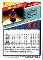 1993 Topps Gold Mo Vaughn #51