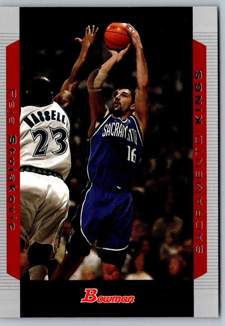 2004 Bowman Peja Stojakovic