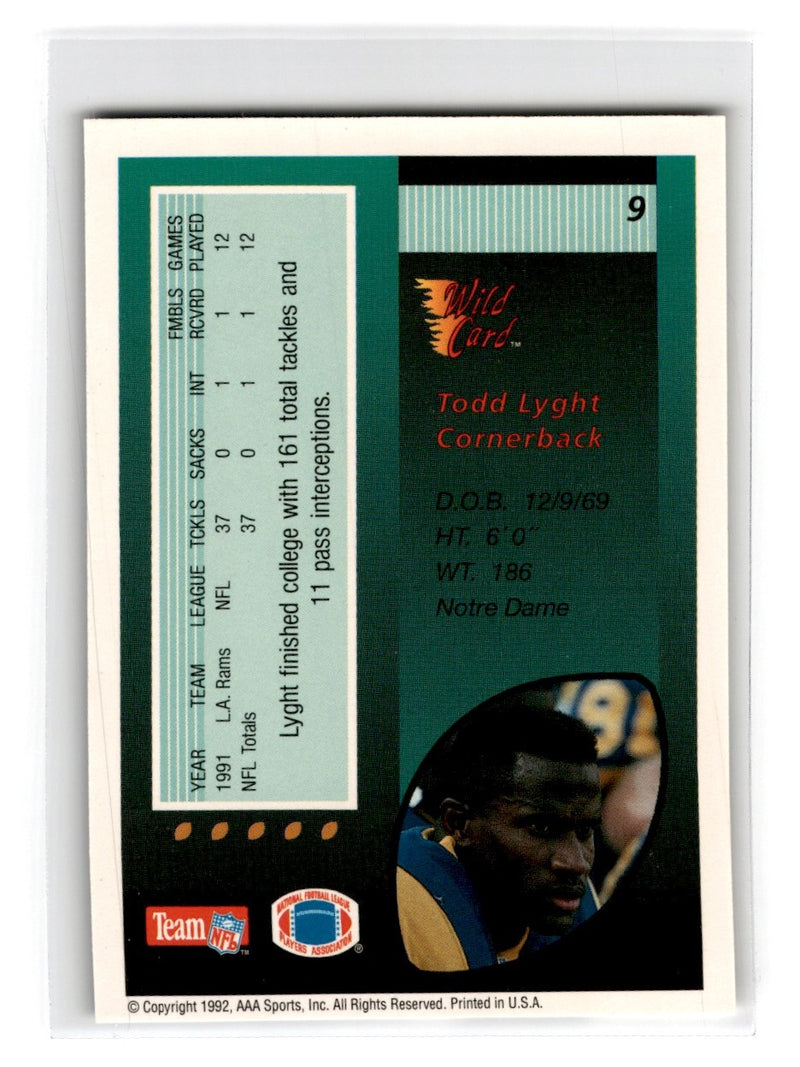 1992 Wild Card Todd Lyght