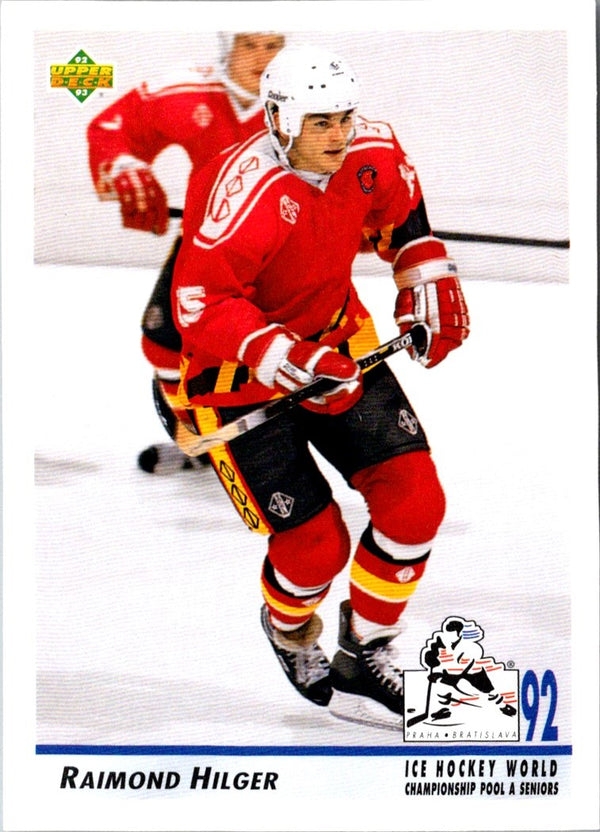 1992 Upper Deck Raimond Hilger #373 Rookie