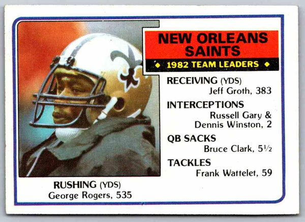 1983 Topps George Rogers #109