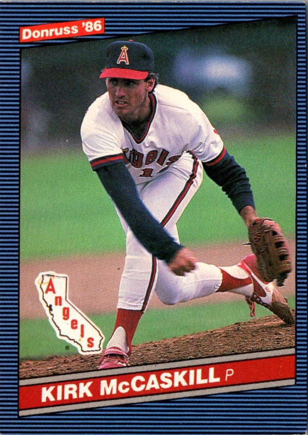 1986 Donruss Kirk McCaskill #474 Rookie