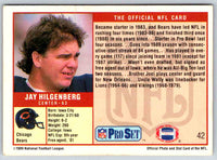 1989 NFL Proset Jay Hilgenberg #42