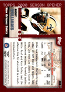 2000 Topps Season Opener Ricky Williams