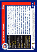 1977 Topps Montreal Expos - Dick Williams