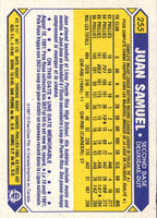 1987 O-Pee-Chee Juan Samuel #255