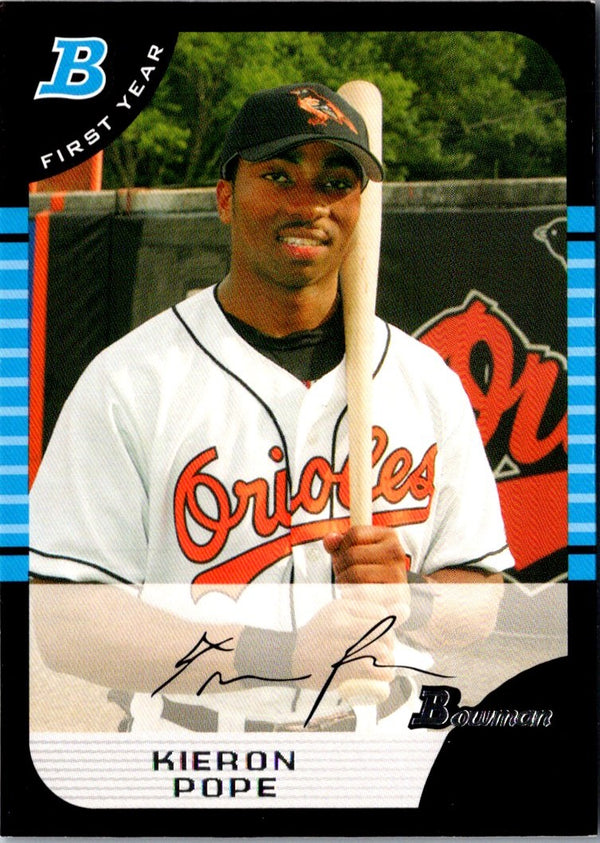 2005 Bowman Chrome Draft Picks & Prospects Kieron Pope #BDP54 Rookie