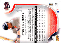 2009 SP Authentic Gold Ryan Zimmerman #11 /299