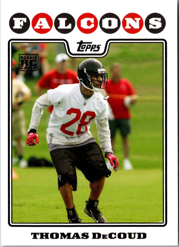 2008 Topps Thomas DeCoud #436 Rookie
