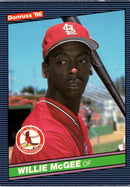 1986 Donruss Willie McGee