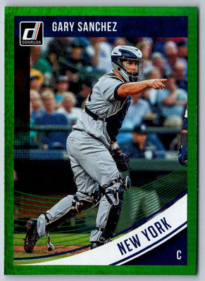 2018 Donruss Holo Green Gary Sanchez #150