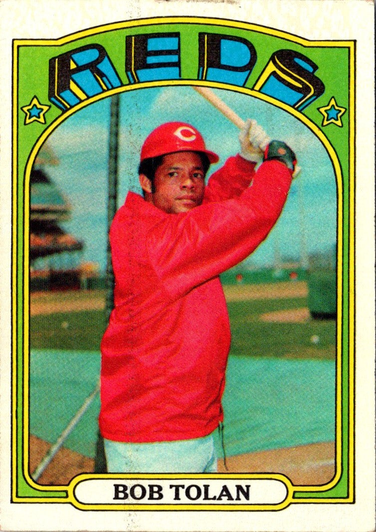 1972 Topps Bob Tolan