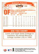 2002 Fleer Marvin Benard