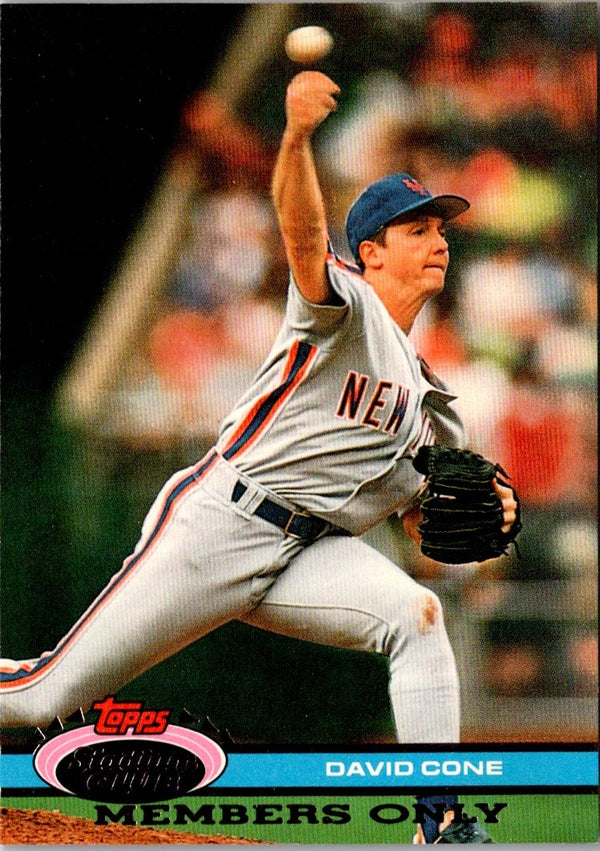 1991 Stadium Club David Cone #367