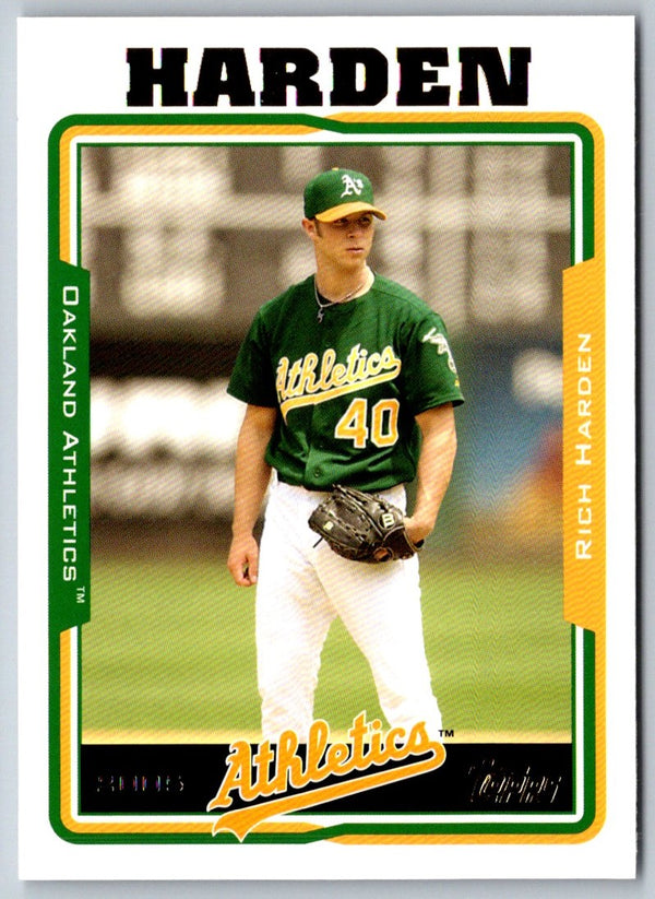 2005 Topps Rich Harden #266