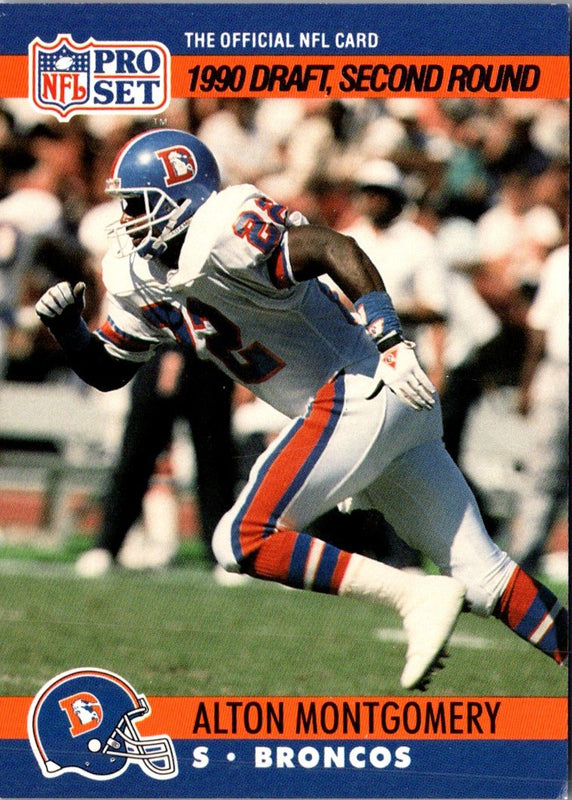 1990 Pro Set Alton Montgomery #721 Rookie