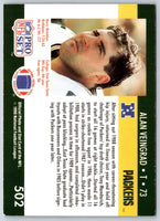 1990 Pro Set Alan Veingrad #502 Rookie