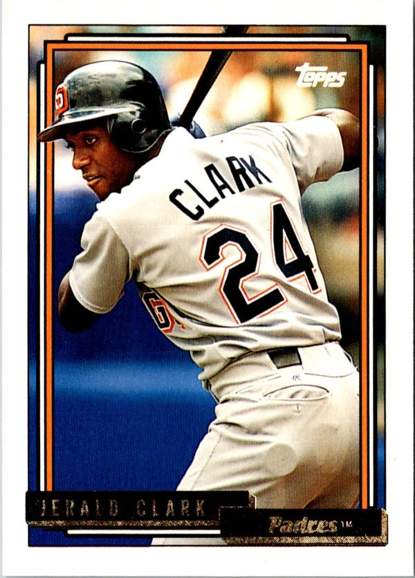 1992 Topps Jerald Clark #749