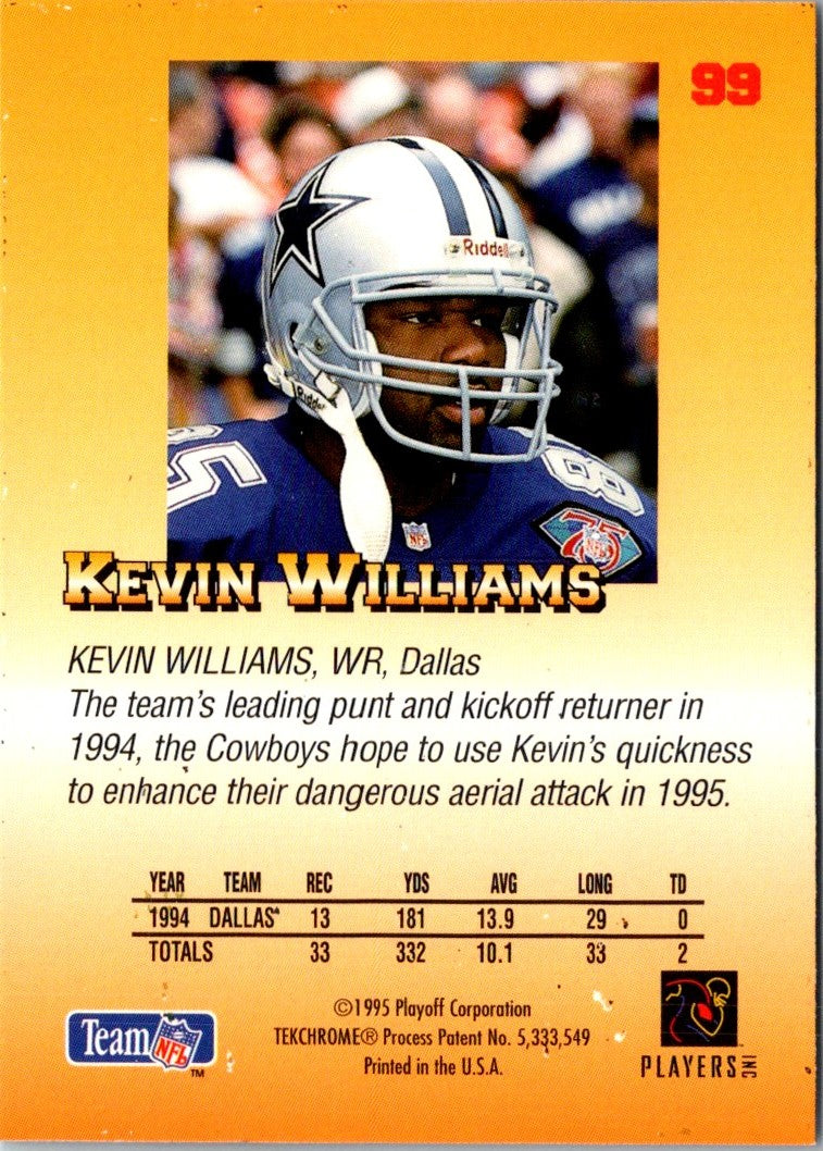 1995 Playoff Prime Kevin Williams