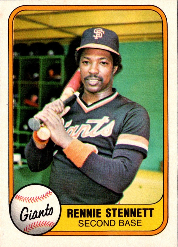 1981 Fleer Rennie Stennett #438