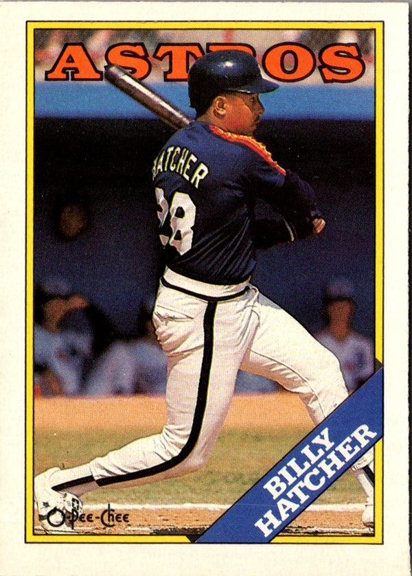 1988 O-Pee-Chee Billy Hatcher #306