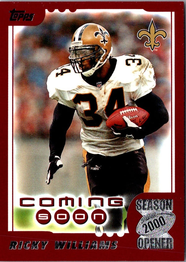 2000 Topps Season Opener Ricky Williams #200