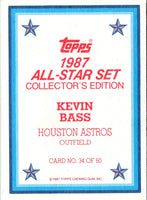 1987 Topps Glossy Kevin Bass #34