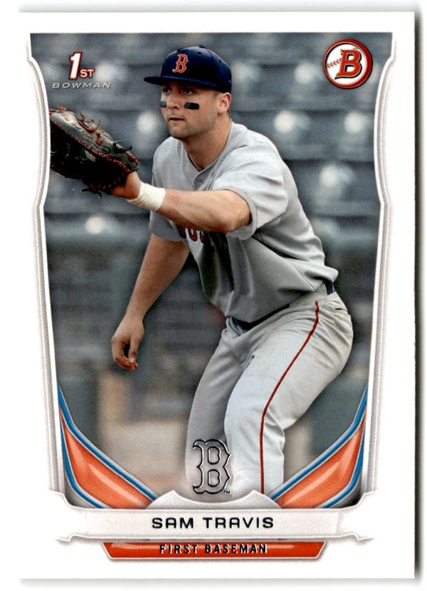 2014 Bowman Draft Picks & Prospects Sam Travis #DP61