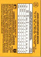 1987 Leaf Chris Brown #236