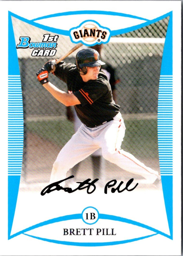 2008 Bowman Prospects Brett Pill #BP22