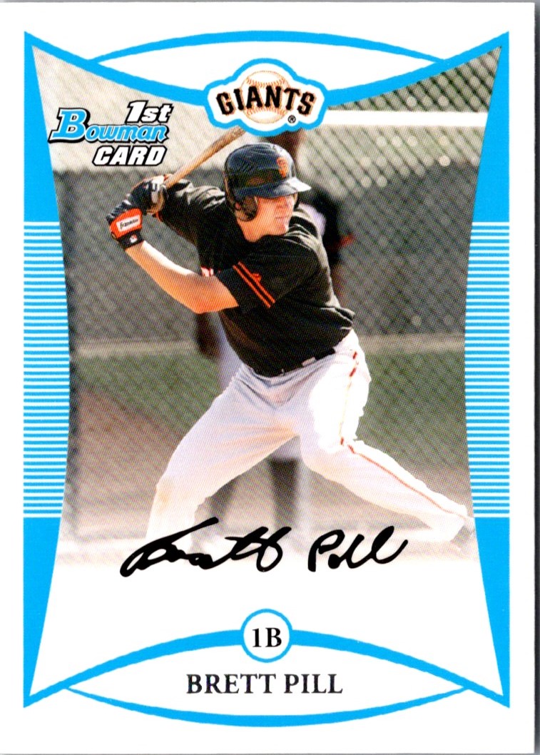 2008 Bowman Prospects Brett Pill