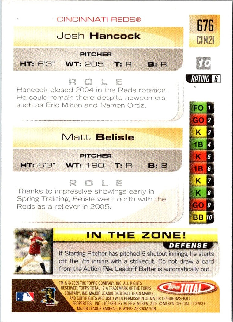 2005 Topps Total Matt Belisle/Josh Hancock