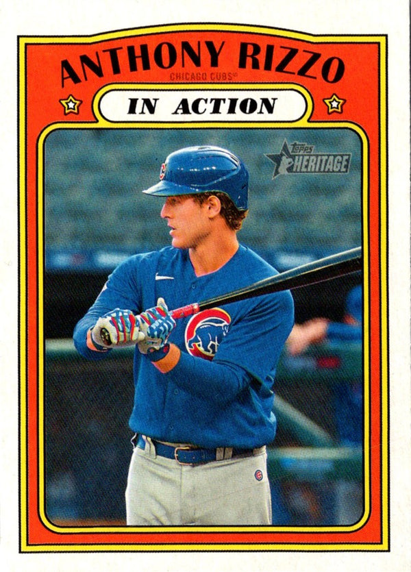 2021 Topps Heritage Anthony Rizzo #176