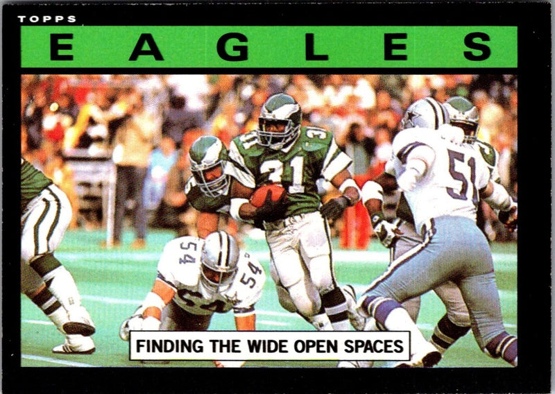 1985 Topps Eagles Team Leaders