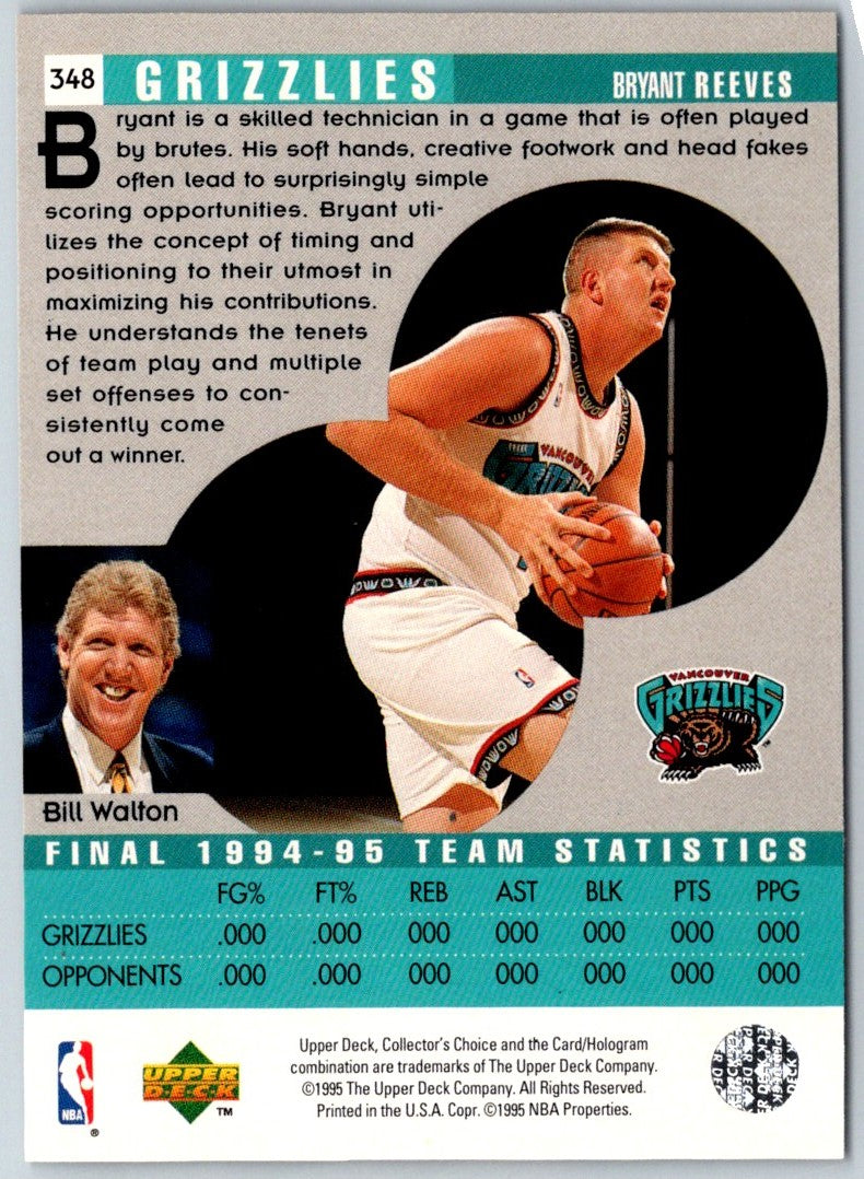 1995 Collector's Choice German II Bryant Reeves