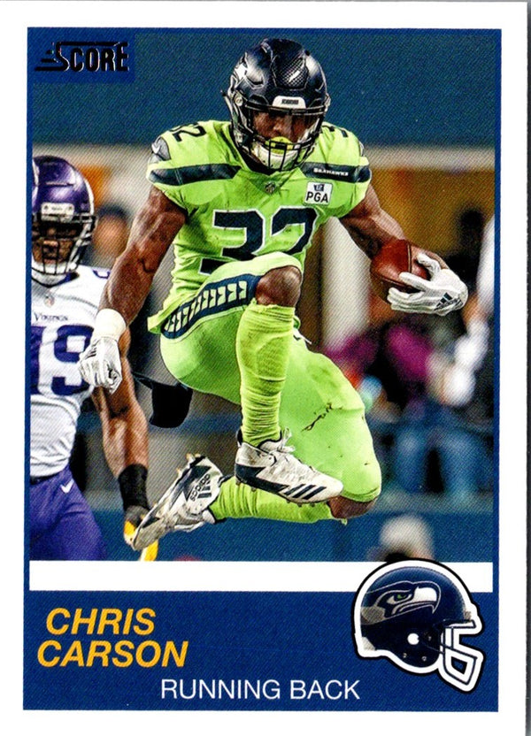 2019 Score Chris Carson #316