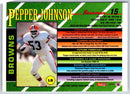 1993 Bowman Football Pepper Johnson