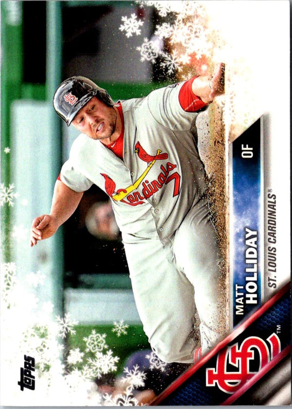 2016 Topps Holiday Baseball Matt Holliday #HMW16