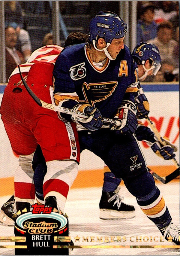 1992 Stadium Club Brett Hull #258